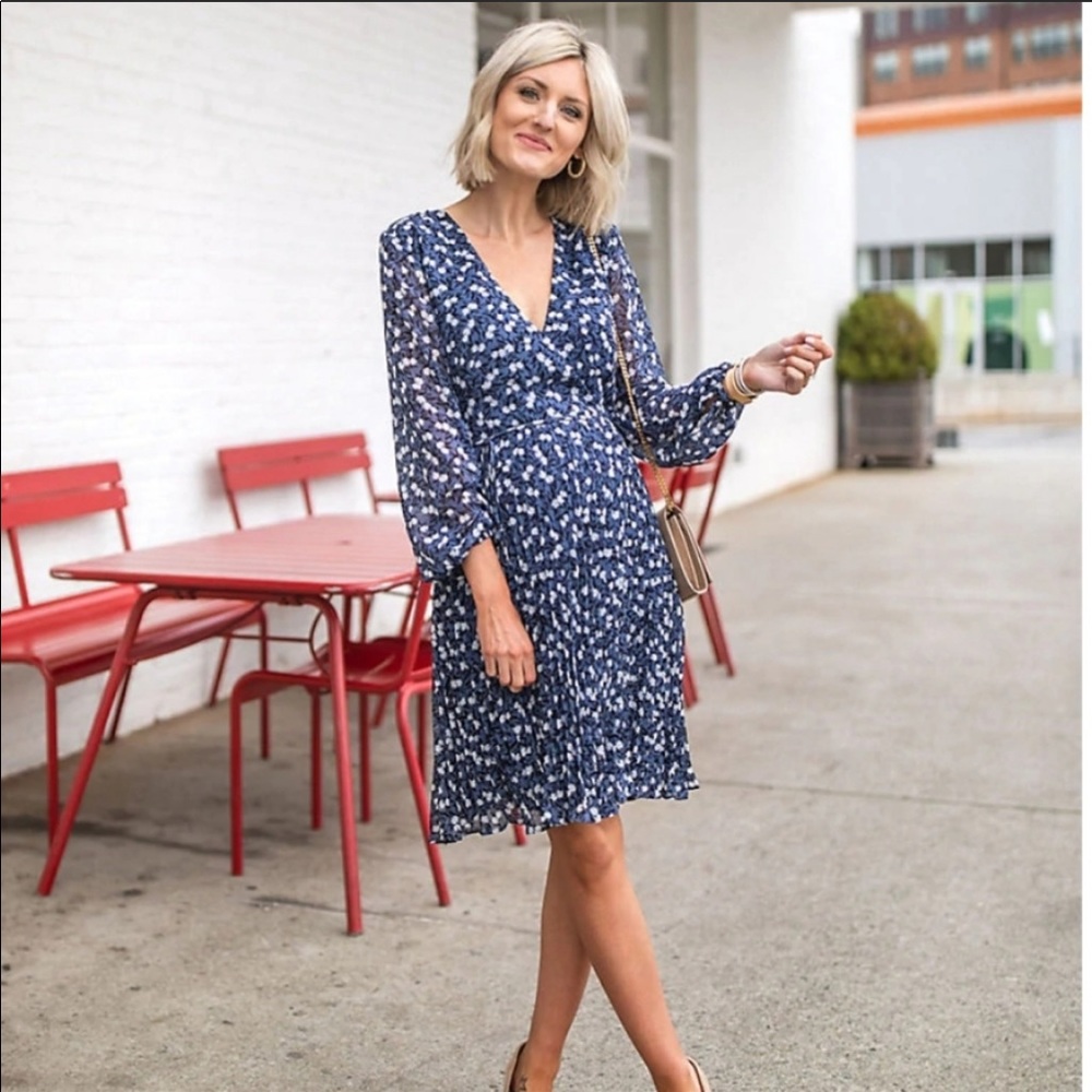NWT Ann Taylor Wrap-front Dress